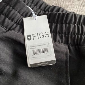 FIGS NWT Black Zamora High Waisted Pant size Large
